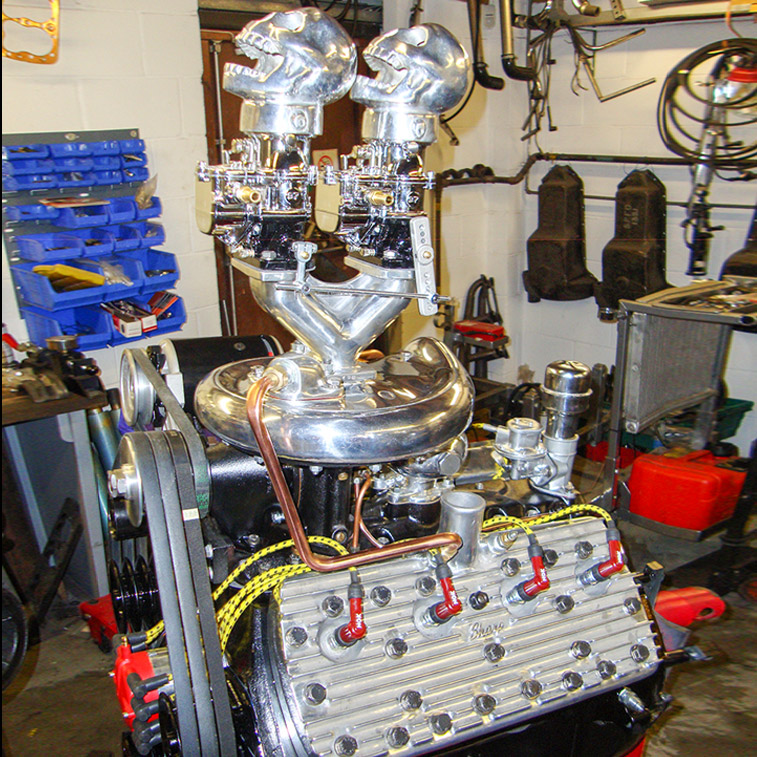 Super-Charged French Ford Flathead 284 cu in